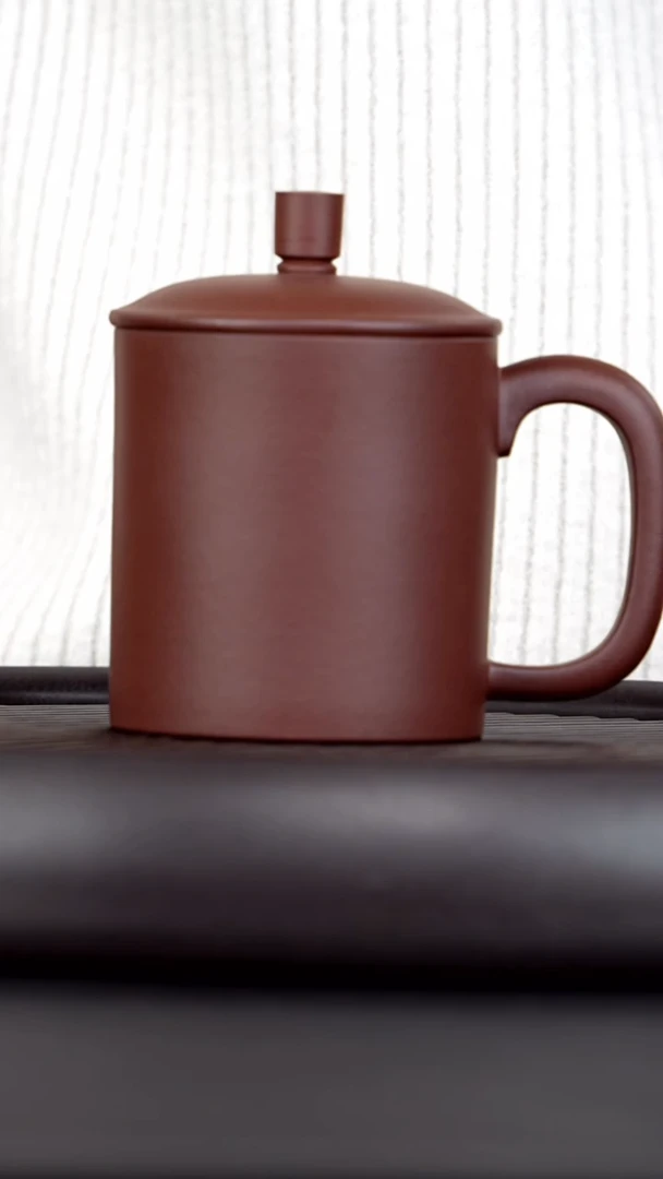 【闪购商品】紫砂茶杯低槽清直筒