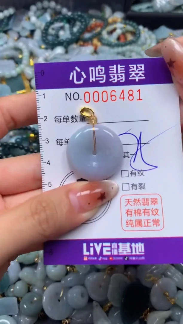 翡翠未镶嵌颈饰闪购006481