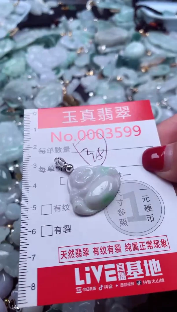 颈饰未镶嵌翡翠3599