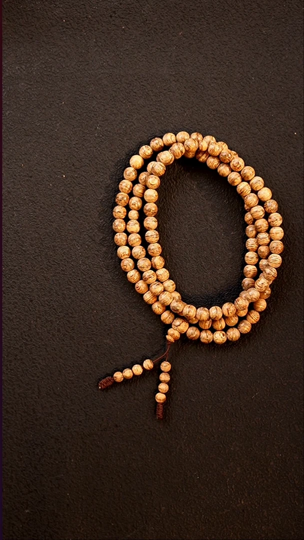 沉香手串天然沉香文莱软丝8mm圆珠多圈