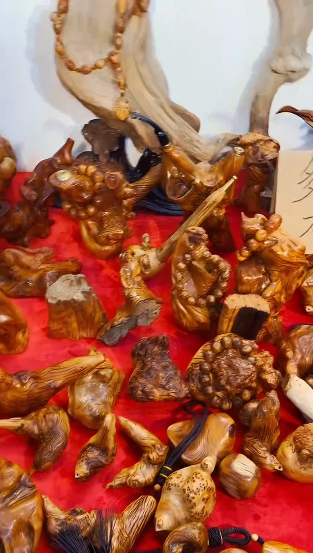 柏木1.2无抛太行崖柏手串手把件手串