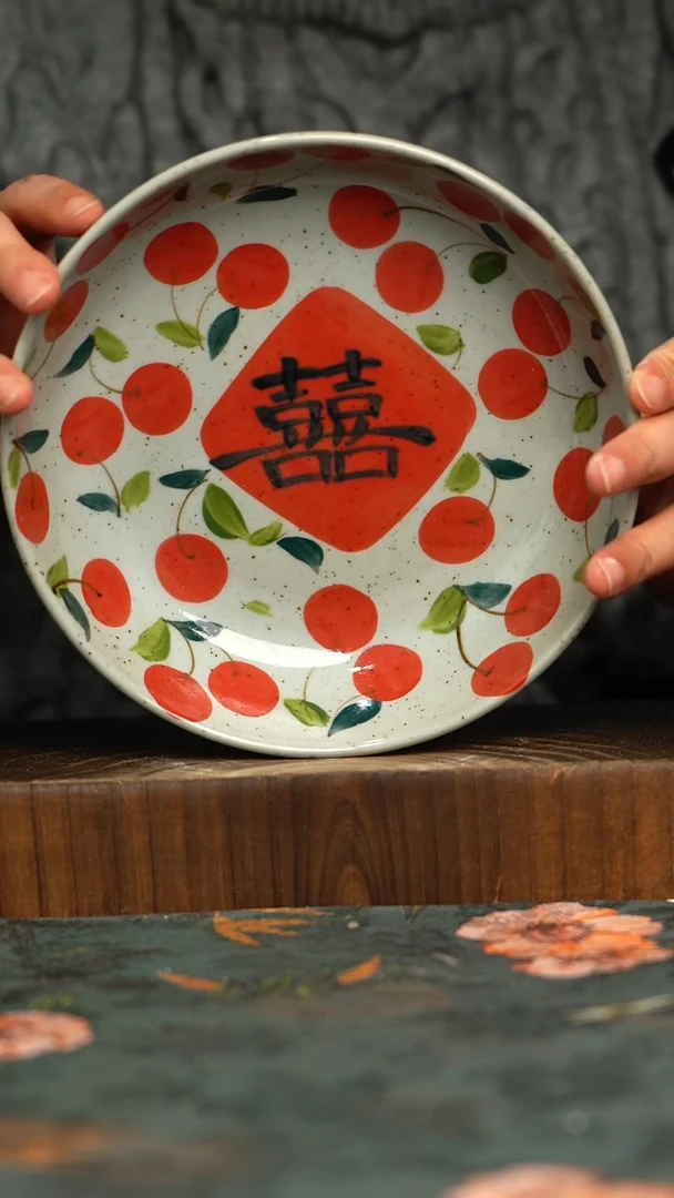 杯釉下彩手工手绘同款陶器