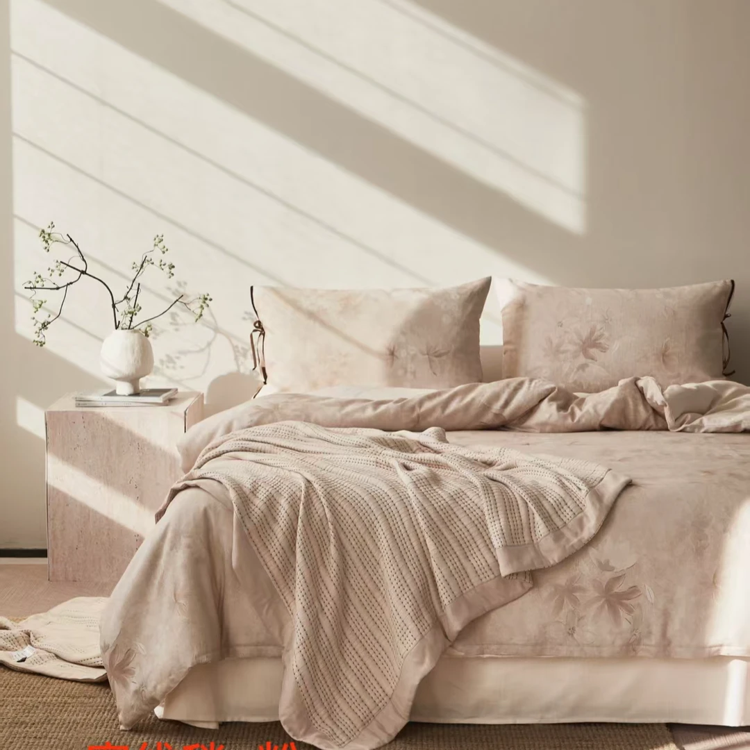 轻奢毯/加厚款穿线工艺全棉盖毯