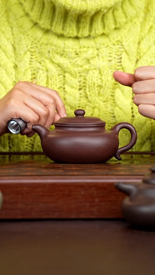 茶壶紫砂二号井紫泥仿古