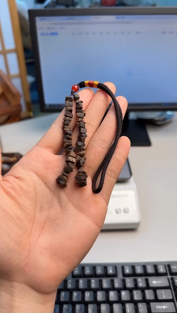 手串沉香海南白棋沉水车挂