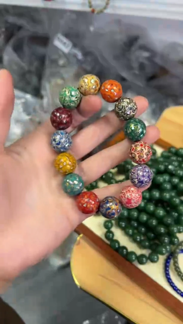 【闪购商品】多宝大漆圆珠手串[0625]