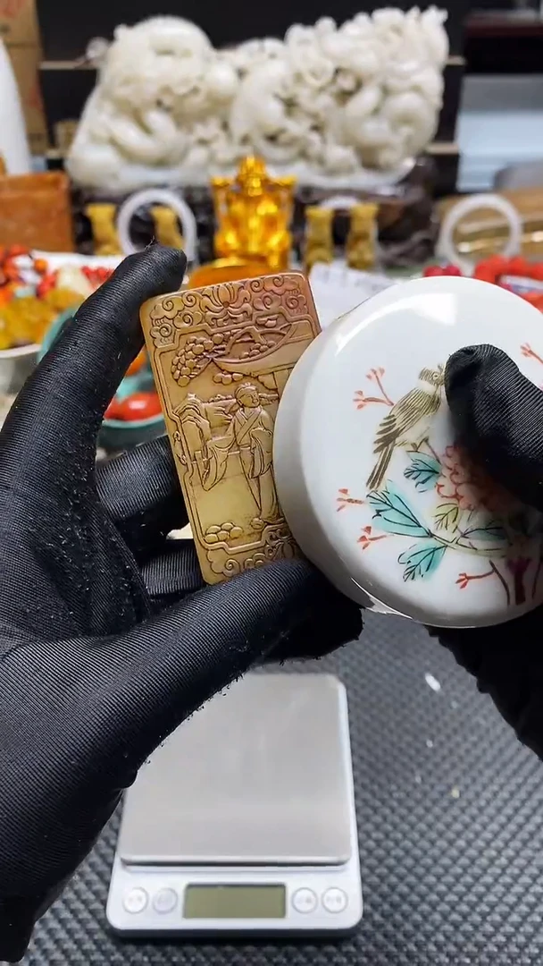 【闪购商品】瓷片瓷片瓷器 摆件1个