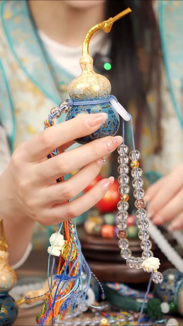 【闪购商品】71易林漂漆车挂手捻葫芦----168