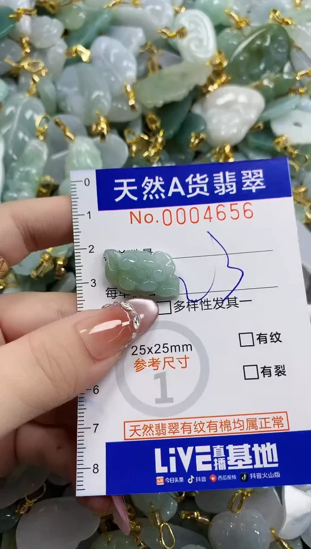 颈饰未镶嵌翡翠天然A货翡翠1