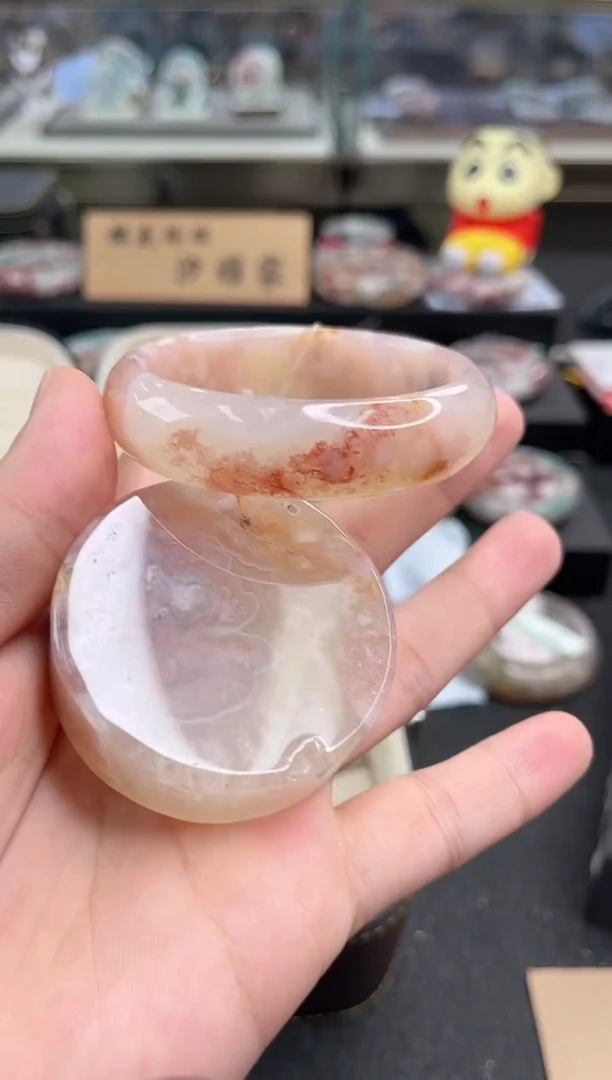 未镶嵌手镯石英质玉56圈口 (赠品镯心)3751578