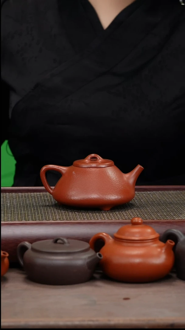 【闪购商品】紫砂茶壶全手朱泥子冶石瓢