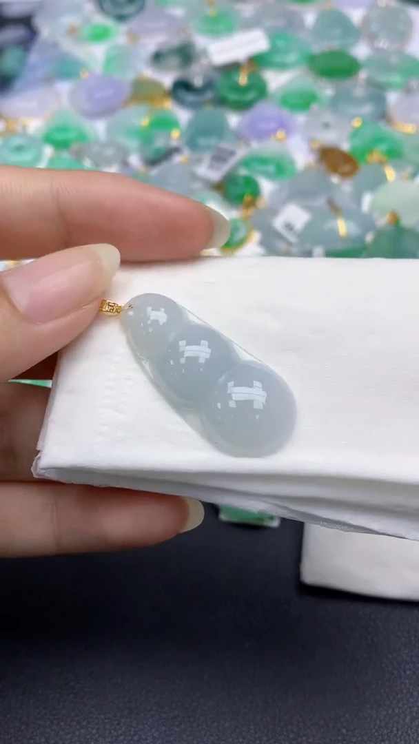 翡翠未镶嵌颈饰天然缅甸a货翡翠百元以上9元证书费自理