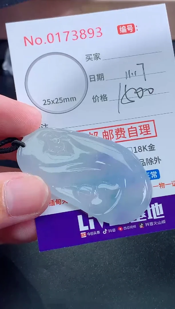 颈饰未镶嵌翡翠亮*天然缅甸A货翡翠