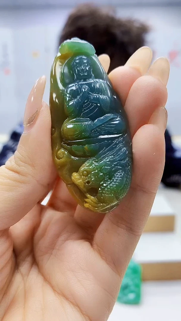 未镶嵌定制翡翠4688ty-毛货挂件28