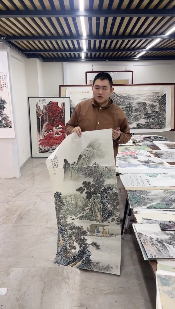 国画融易专属链接-达摩渡江中堂