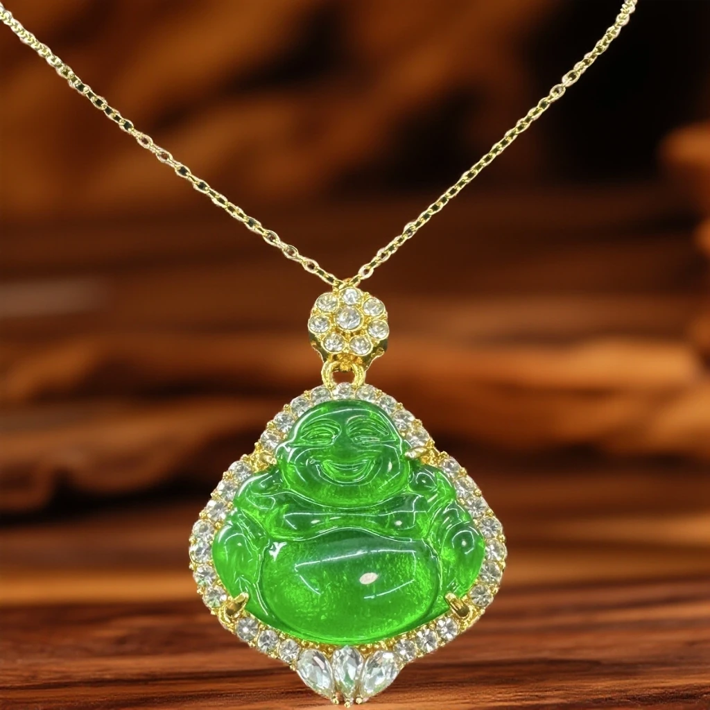 { 缅甸展会文松会长专属}  zjy01时尚绿色  佛