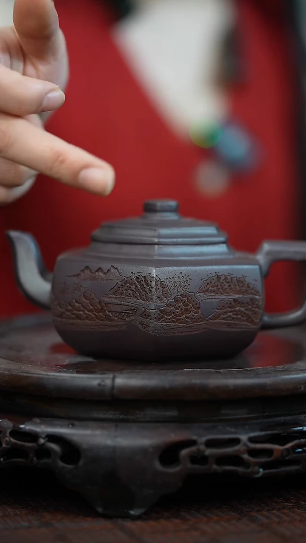 茶壶紫砂宜兴岁颐传砂原矿全手12
