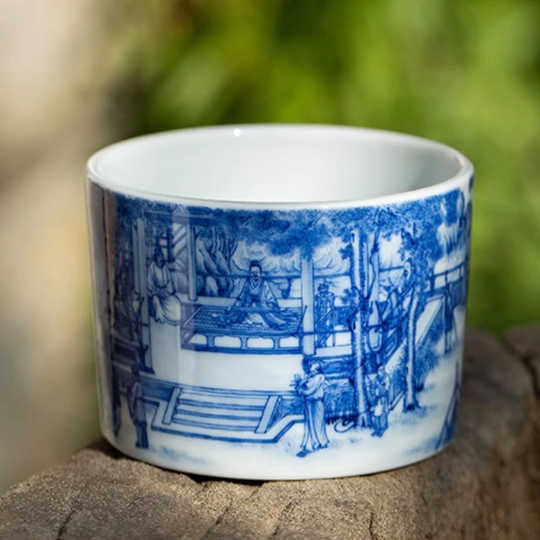 【秋山草堂】十才子图杯