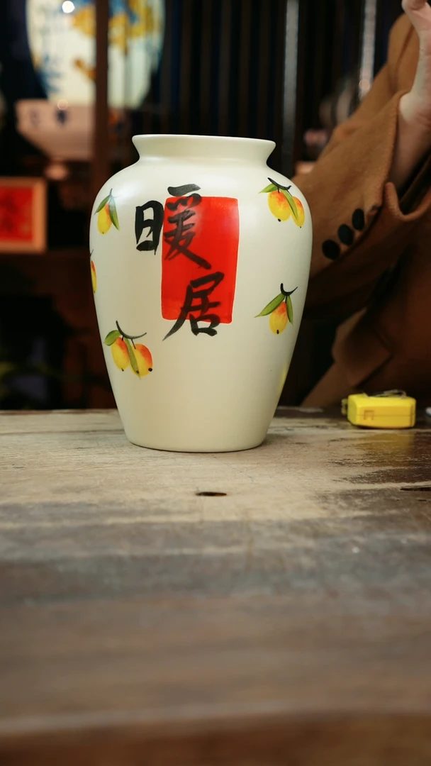 【闪购商品】瓷片景德镇纯手工釉下彩精品花瓶