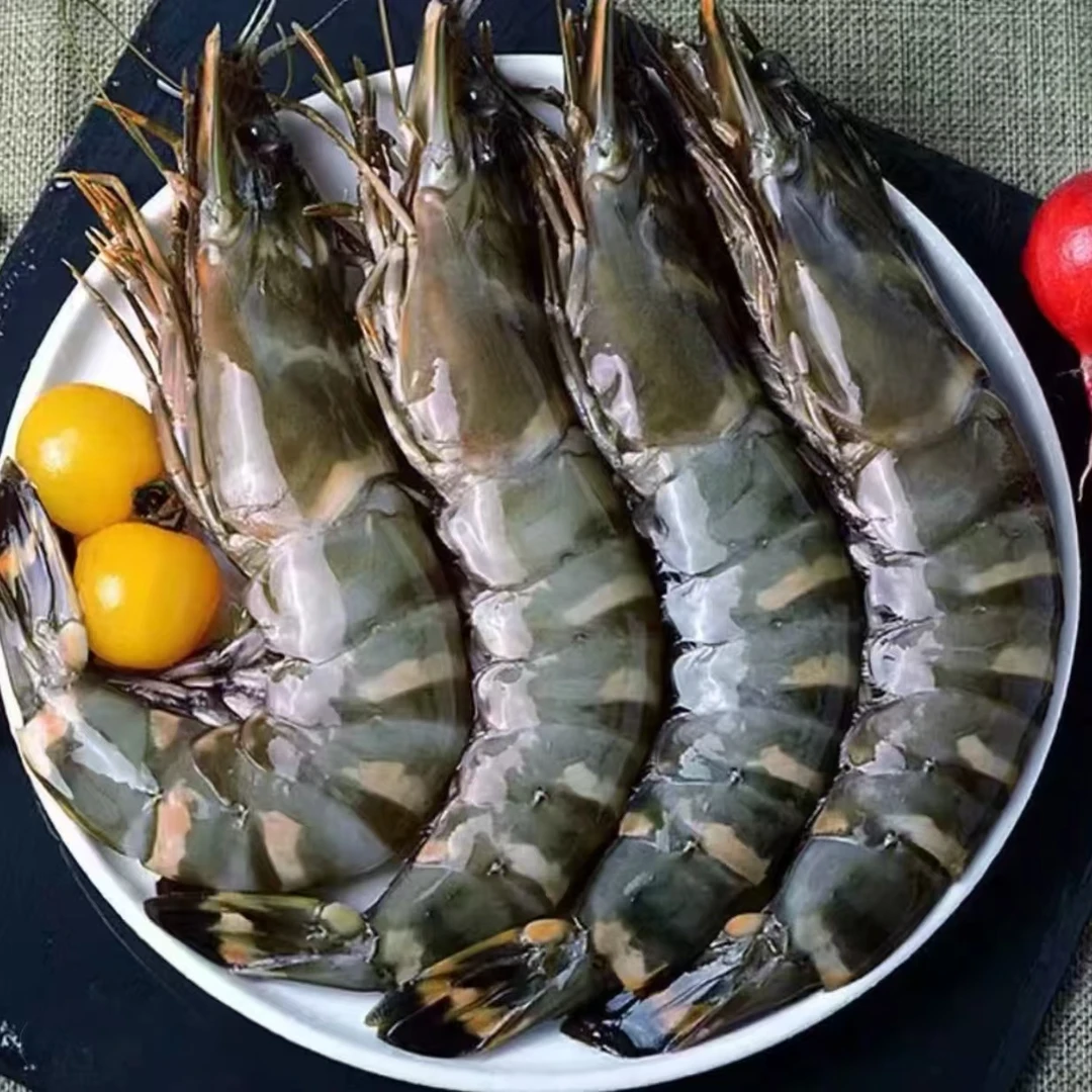 冷冻冰鲜黑虎虾保鲜肉质鲜甜