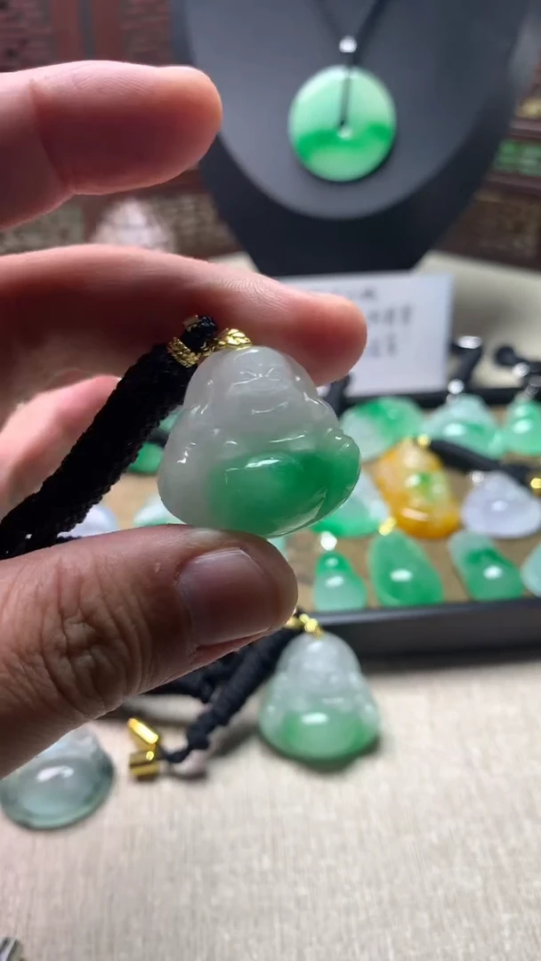 颈饰未镶嵌翡翠所见即所得，一图一物