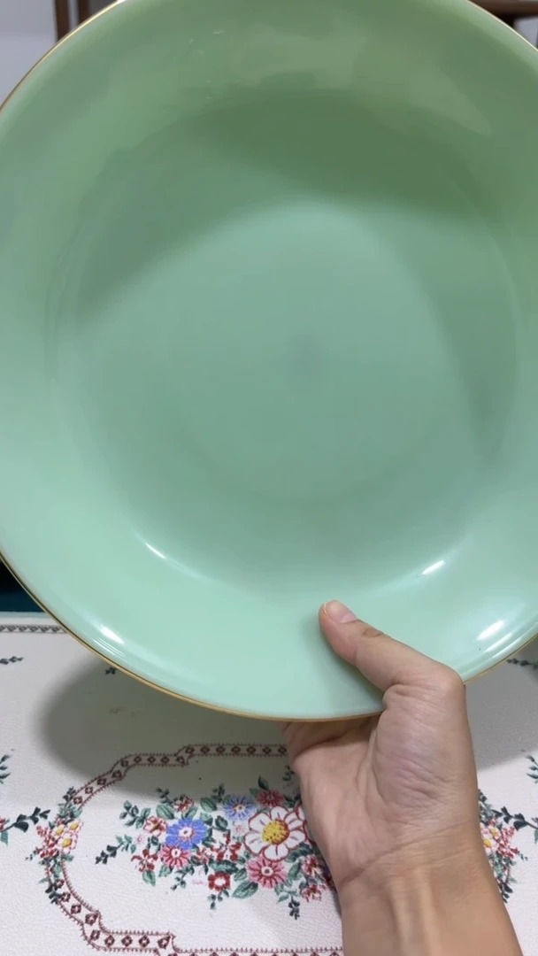 12英寸玉瓷深盘1个【贝美】