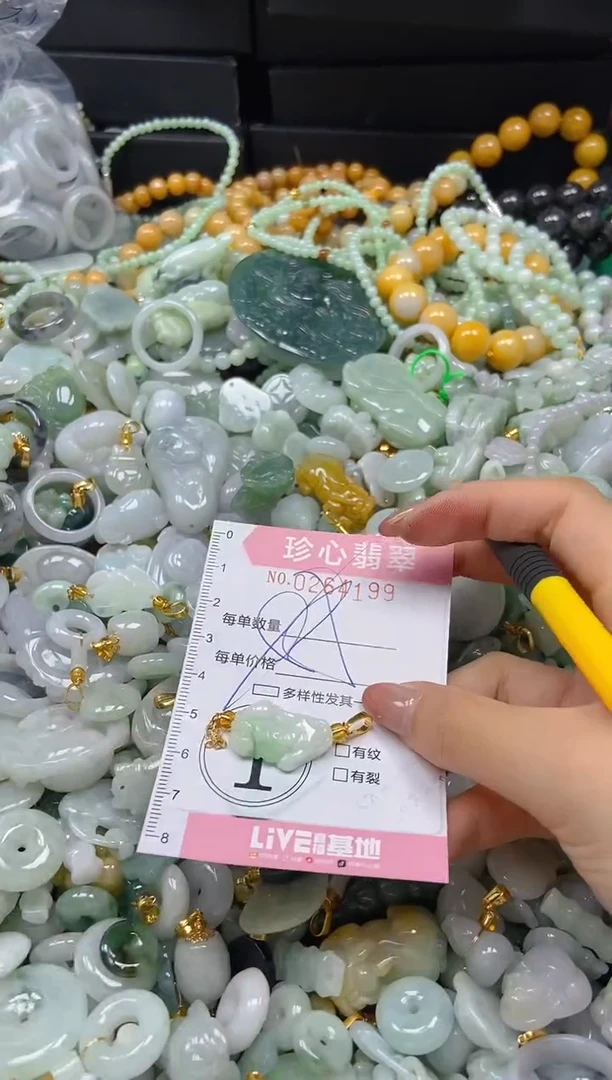 翡翠未镶嵌颈饰闪购0264199多样性发其一