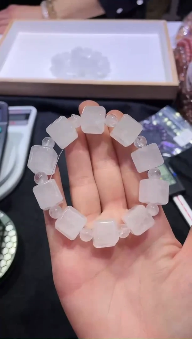 未镶嵌手链水晶白水晶方糖多样性发其一