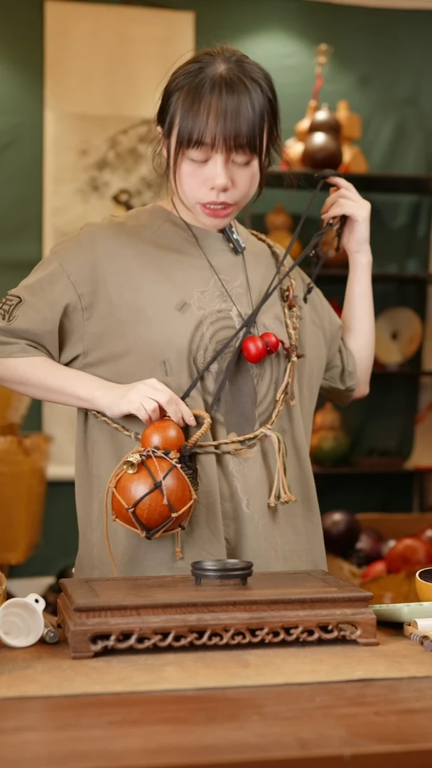 314号精品天然大漆酒葫芦一物一拍~