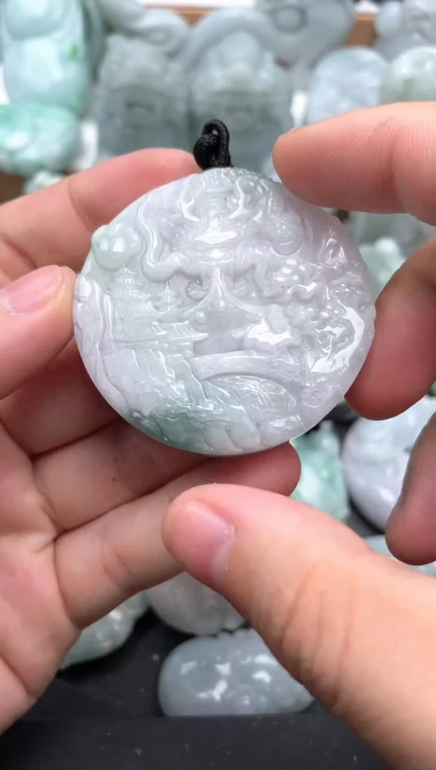 吊坠(不含链)未镶嵌翡翠1