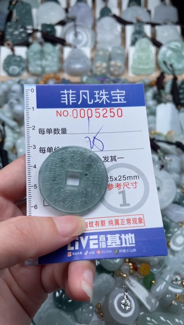 翡翠未镶嵌颈饰00..5250