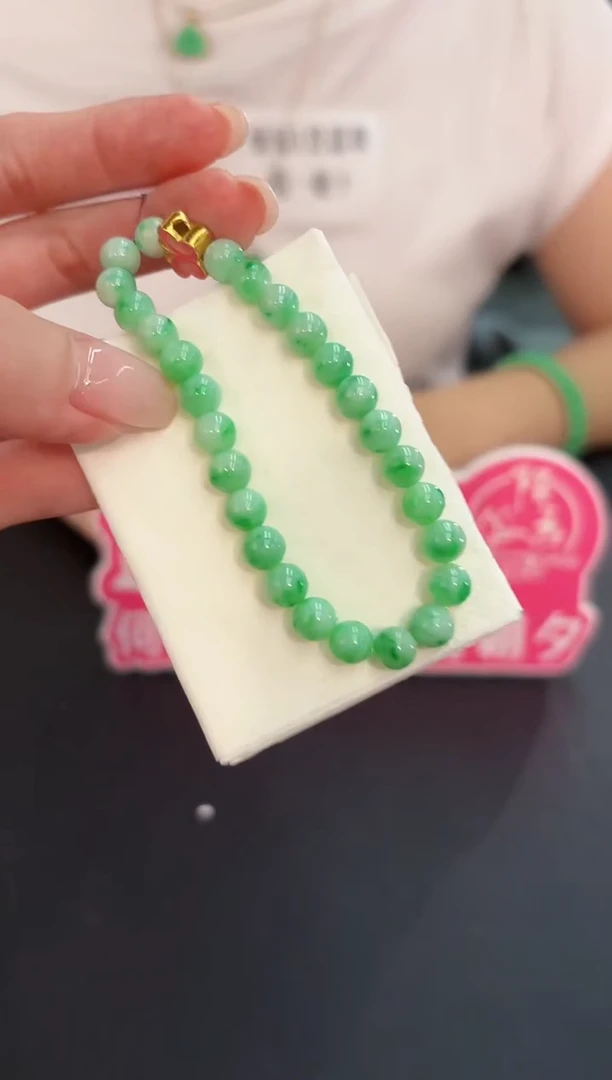 手链翡翠未镶嵌 缅料A货/支持复检/一件