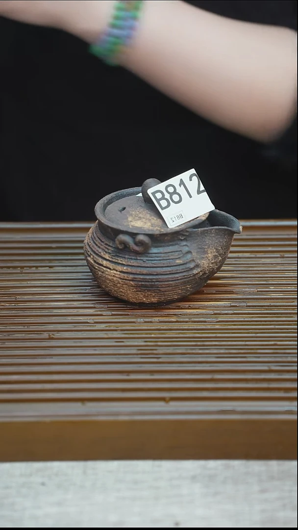 纯手工粗陶茶具每一只不一样