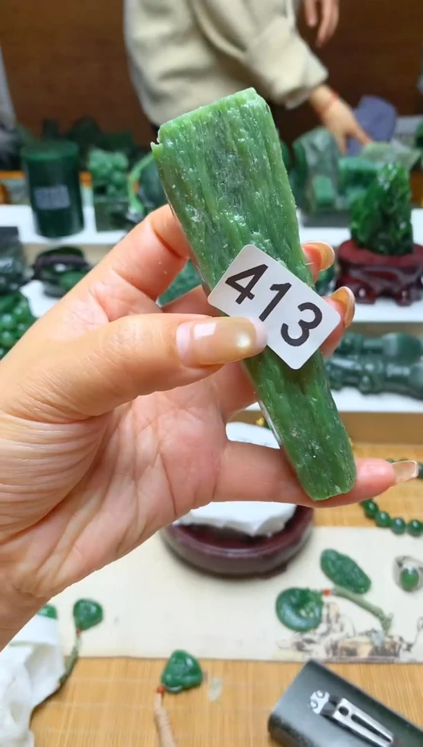 未镶嵌和田玉珠宝半成品1