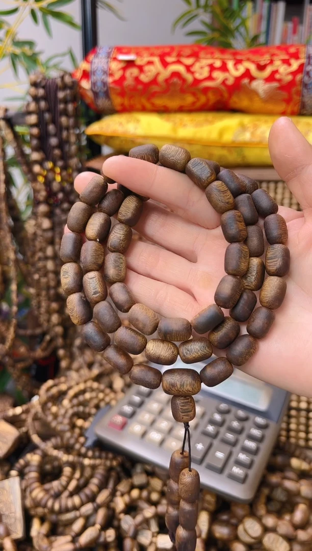 沉香手串棋楠张勺子留疤多圈