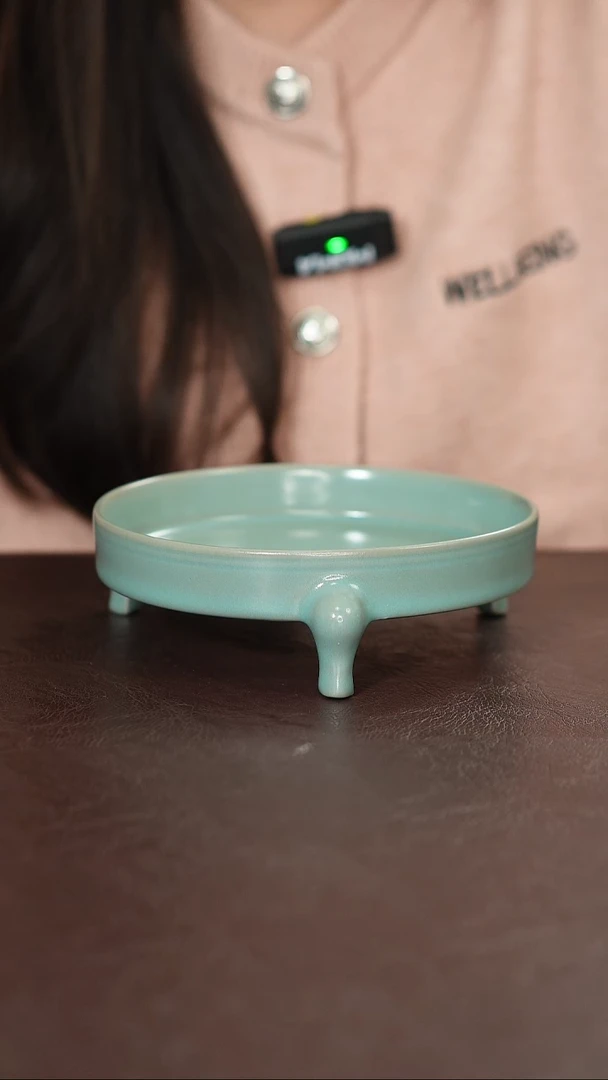 摆件瓷原矿原釉汝宋汝瓷