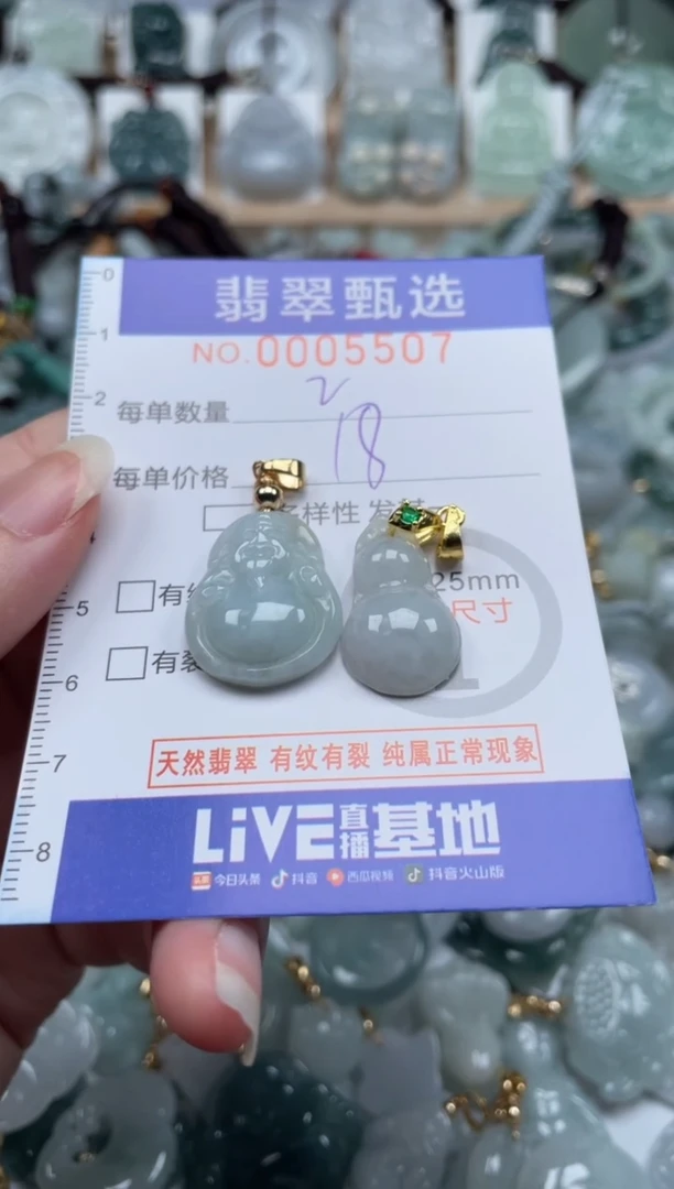 翡翠未镶嵌颈饰00..5507
