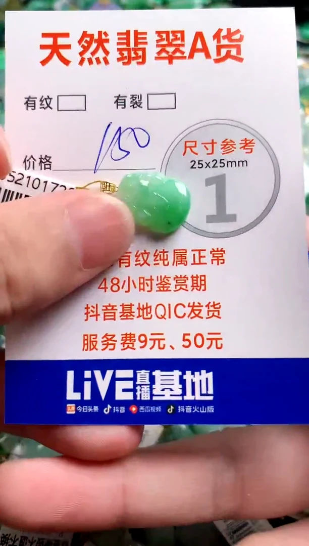 翡翠18K金镶嵌颈饰0582939163