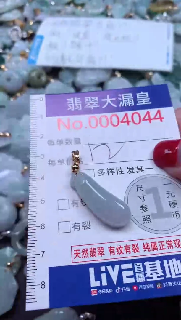 颈饰未镶嵌翡翠4044