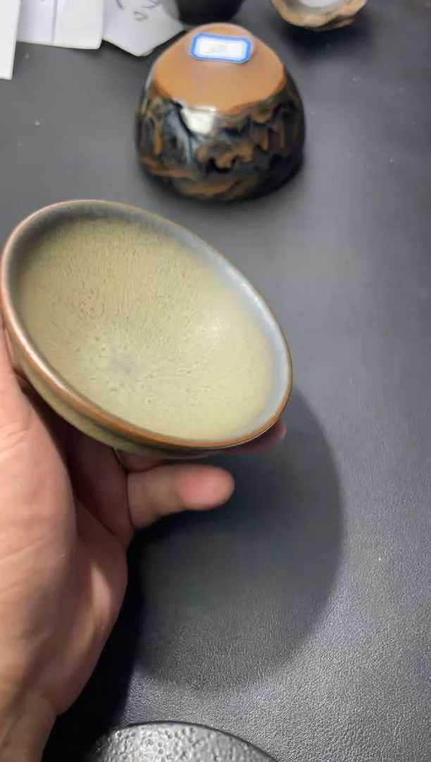 茶盏39叶紫建盏叶紫