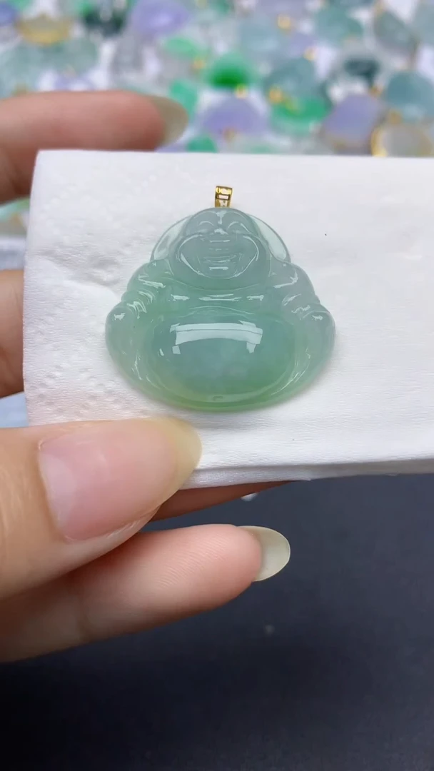 颈饰未镶嵌翡翠天然缅甸a货翡翠百元以上9元证书费自理