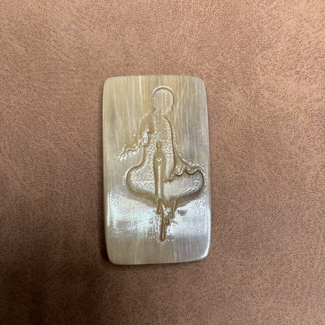 丰骨丨猛犸雕刻吊坠 直播挑选！多样性多图案发货发其一！有裂