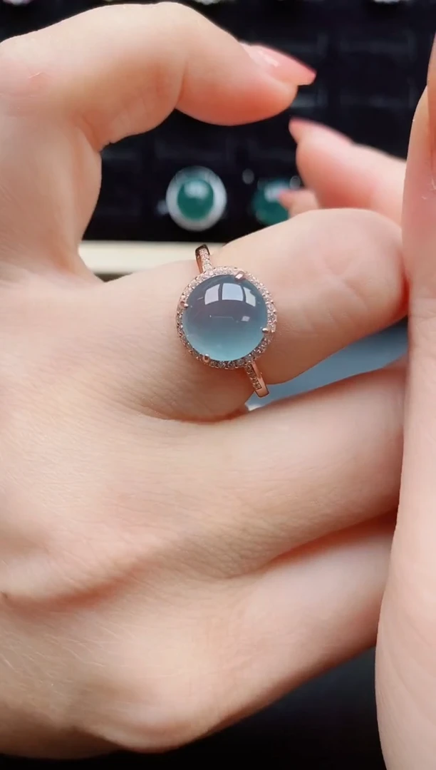 【闪购商品】翡翠戒指银S925镶嵌1212
