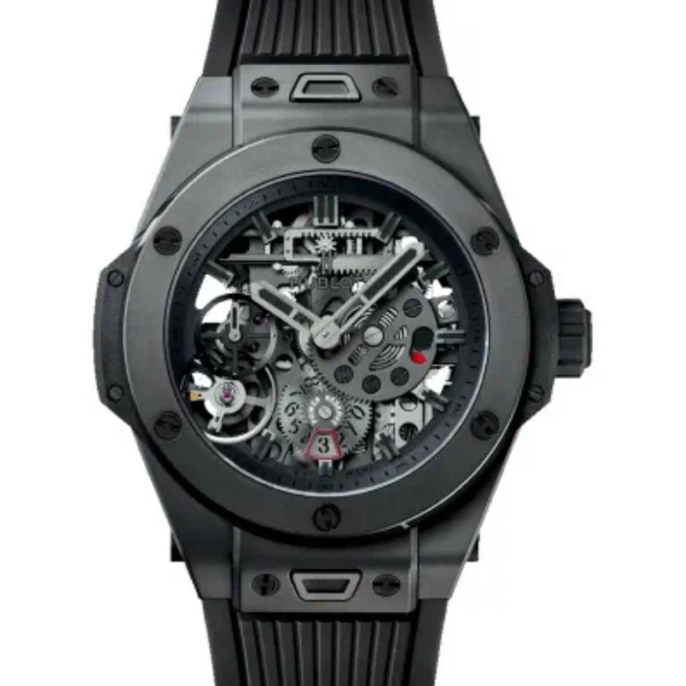 95新 Hublot/宇舶表 大爆炸414/黑陶瓷/45表径/全黑刻度/手动上链