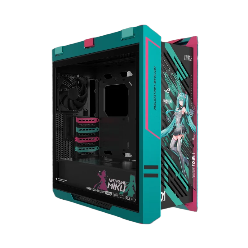 【同城小时达】ROG新品开学季 初音未来全家桶AMD Ryzen 7 9800X3D 电竞游戏组装机台式电脑