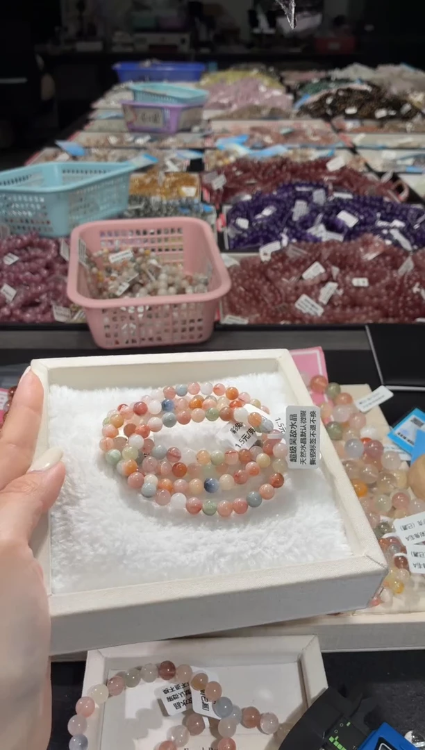 未镶嵌手链水晶169号 4条多样性发一P  6+