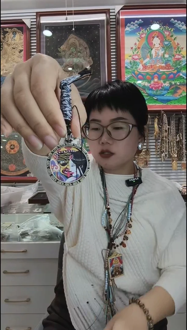 吊坠?****?扎基 纯手绘唐卡（非质量问题 不退不换）前世今生