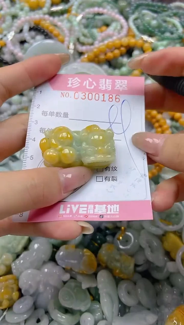 翡翠未镶嵌颈饰闪购0300186
