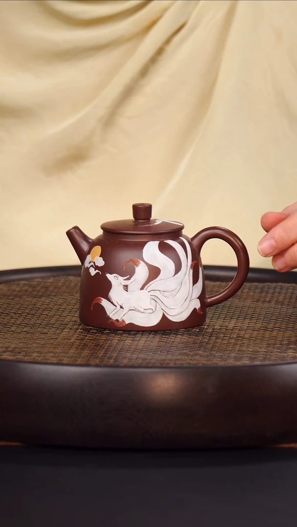 茶壶紫砂HMX紫砂壶172 紫泥 180毫升