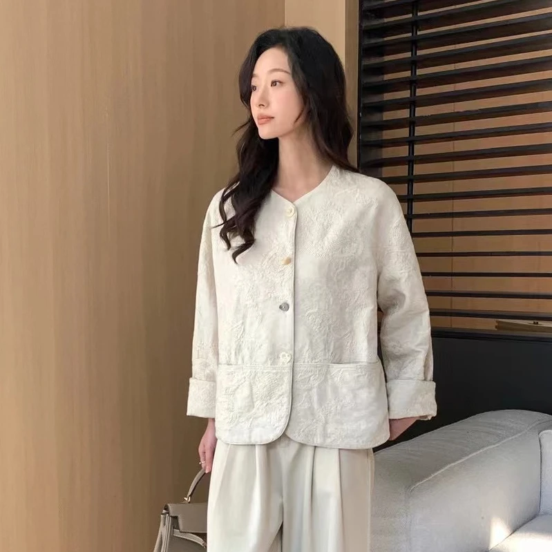 【山月记】日常中式款刺绣显瘦百搭外套